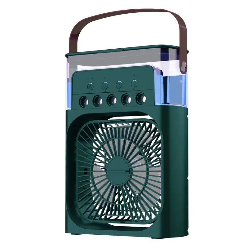 3-in-1 portable ice mist air cooler with 600ml water tank