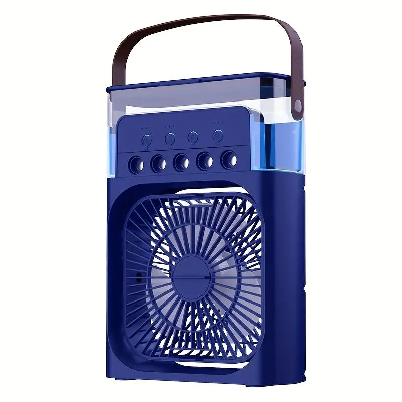 3-in-1 portable ice mist air cooler with 600ml water tank