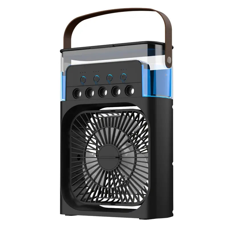 3-in-1 portable ice mist air cooler with 600ml water tank